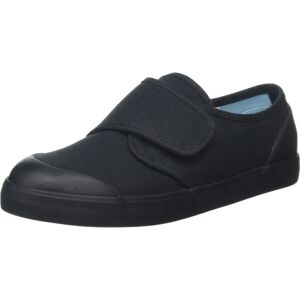 Start-Rite Skip Black Canvas Unisex School Plimsolls - 2.5 UK Start-Rite Skip Black Canvas Unisex School Plimsolls - 2.5 UK