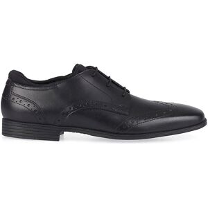 Start-Rite Academy Black Leather Boys Lace-Up Shoes - School Start-Rite Academy Black Leather Boys Lace-Up Shoes - School