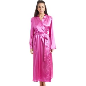 Camille Pink Satin Dressing Gown - Dressing Gown Camille Pink Satin Dressing Gown - Dressing Gown