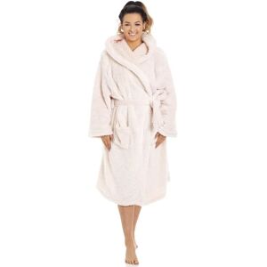 Camille Supersoft Fluffy Fleece Hooded Bathrobe - Bathrobe Camille Supersoft Fluffy Fleece Hooded Bathrobe - Bathrobe