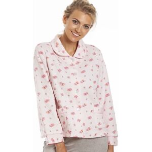 Camille Pink Floral Print Bed Jacket - Women’s Loungewear Camille Pink Floral Print Bed Jacket - Women’s Loungewear