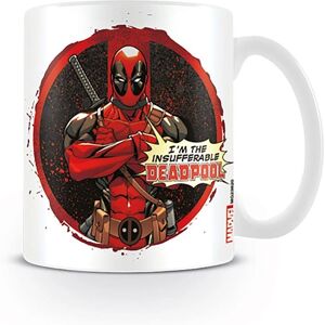 Mug Marvel Deadpool - 300ml - Insufferable - Multicolore - Céramique - Cadeau - Publicité Mug Marvel Deadpool - 300ml - Insufferable - Multicolore - Céramique - Cadeau - Publicité