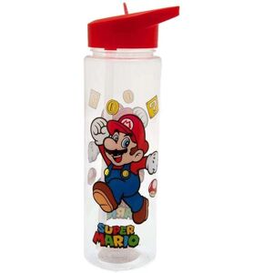 Nintendo Super Mario Läpinäkyvä vesipullo - Vesipullo Nintendo Super Mario Läpinäkyvä vesipullo - Vesipullo