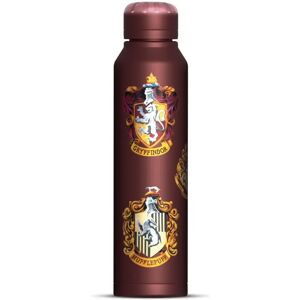 Harry Potter Colourful Crest Slim Metal Water Bottle - Water Bottle Harry Potter Colourful Crest Slim Metal Water Bottle - Water Bottle