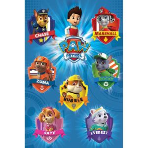 Pyramid International Paw Patrol Crests Poster - Poster 61x91.5cm - Poster Pyramid International Paw Patrol Crests Poster - Poster 61x91.5cm - Poster