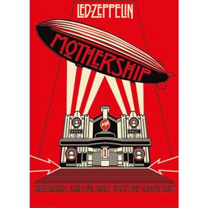 Led Zeppelin Mothership - Punainen Juliste - Juliste Led Zeppelin Mothership - Punainen Juliste - Juliste