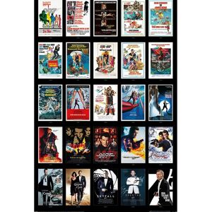 Collage d'Affiches James Bond 007 - 91,5x61cm - Publicité Collage d'Affiches James Bond 007 - 91,5x61cm - Publicité