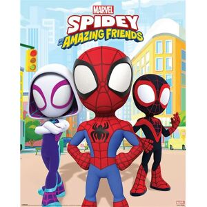 Marvel Piramide Spidey en zijn Wonderbare Vrienden Poster - 40x50cm Marvel Piramide Spidey en zijn Wonderbare Vrienden Poster - 40x50cm