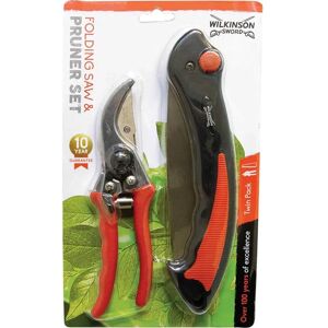 Wilkinson Sword Pruning Set - Folding Saw & Pruner Wilkinson Sword Pruning Set - Folding Saw & Pruner
