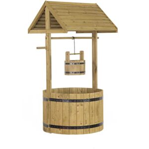 Smart Garden Products - Wooden Wishing Well - Wood - Planter Smart Garden Products - Wooden Wishing Well - Wood - Planter
