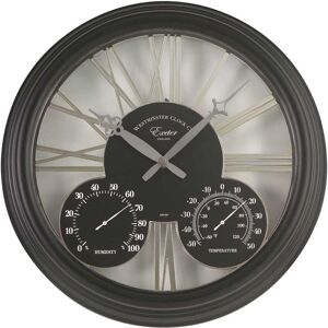 Smart Garden Exeter Black 15" Wall Clock - Wall Clock Smart Garden Exeter Black 15" Wall Clock - Wall Clock