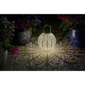 Suri Jumbo Damasque Solar Lantern - Outdoor LED Light Suri Jumbo Damasque Solar Lantern - Outdoor LED Light