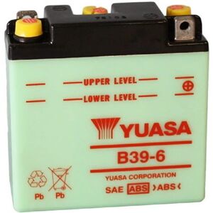 Yuasa B39-6 Accu - Klassieke 6V loodzuur - Accu Yuasa B39-6 Accu - Klassieke 6V loodzuur - Accu