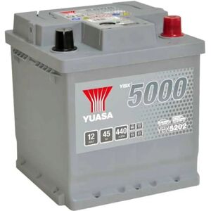 Yuasa YBX5202 Car Battery - 12V 45Ah 440A - Peugeot, Fiat, Citroën, VW, Opel Yuasa YBX5202 Car Battery - 12V 45Ah 440A - Peugeot, Fiat, Citroën, VW, Opel