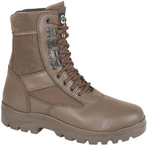 Grafters G-FORCE Unisex Leather Brown Combat Boots - Non-Safety Grafters G-FORCE Unisex Leather Brown Combat Boots - Non-Safety