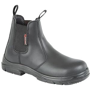 Grafters M9502A Safety Boots - Black - Leather Super Wide Fit Grafters M9502A Safety Boots - Black - Leather Super Wide Fit