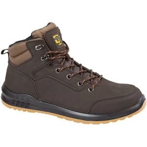 Grafters Sitka Safety Boots - Brown Nubuck Leather - Size Uk 8 - Safety Boots Grafters Sitka Safety Boots - Brown Nubuck Leather - Size Uk 8 - Safety Boots