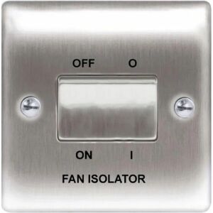 British General Nexus Metal 10 A - Fan Isolator Switch British General Nexus Metal 10 A - Fan Isolator Switch
