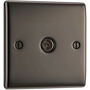 BG ELECTRICAL - NBN60 - Zwart nikkel - Stopcontact BG ELECTRICAL - NBN60 - Zwart nikkel - Stopcontact