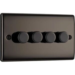 Bg Nexus Metal 4 Gang Model - Dimmer Switch Bg Nexus Metal 4 Gang Model - Dimmer Switch