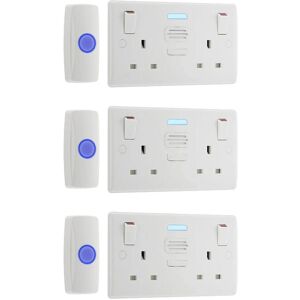 BG Electrical - 822BELL-01 - IP44 - Wireless - Doorbell BG Electrical - 822BELL-01 - IP44 - Wireless - Doorbell