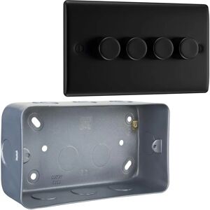 BG - NFB84 Nexus - Matt Black - Push On-Off - Electrical switch BG - NFB84 Nexus - Matt Black - Push On-Off - Electrical switch