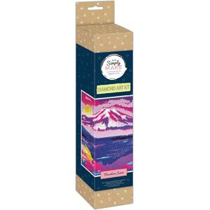 Simply Make Escena de Montaña Kit de Arte con Diamantes - Arte con Diamantes, Multicolor, 48x36 cm Simply Make Escena de Montaña Kit de Arte con Diamantes - Arte con Diamantes, Multicolor, 48x36 cm