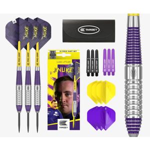 Conjunto de Dardos TARGET Luke Littler em latão com ponta de aço – 22G Dart com ponta de aço - The Nuke Conjunto de Dardos TARGET Luke Littler em latão com ponta de aço – 22G Dart com ponta de aço - The Nuke
