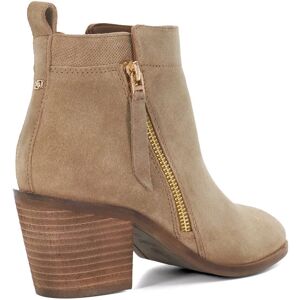Dune London Paicing Braun - Stiefeletten mit Blockabsatz und Seitenreißverschluss Dune London Paicing Braun - Stiefeletten mit Blockabsatz und Seitenreißverschluss