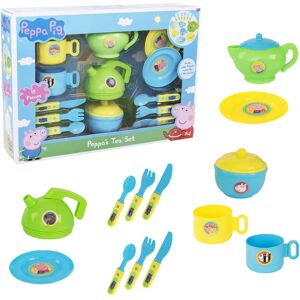 Peppa Pig Tea Set - 15 Pieces for Kids Peppa Pig Tea Set - 15 Pieces for Kids