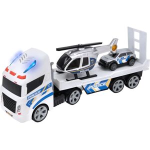 Teamsterz Police Transporter - Police Car & Helicopter Teamsterz Police Transporter - Police Car & Helicopter