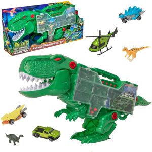 Transporteur de dinosaures T Rex avec voitures de course Teamsterz 1417559 P3 - Publicité Transporteur de dinosaures T Rex avec voitures de course Teamsterz 1417559 P3 - Publicité