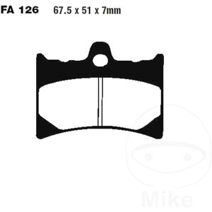 EBC Gilera Nordwest 600 1991-1993 - Pastiglie freno EBC Gilera Nordwest 600 1991-1993 - Pastiglie freno