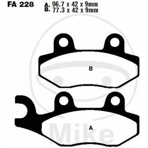 EBC - Pastiglie Freno Organiche FA228 - Pastiglie di Freno EBC - Pastiglie Freno Organiche FA228 - Pastiglie di Freno