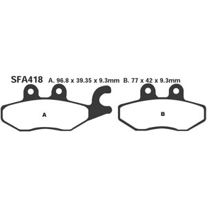 Plaquettes de frein frittées Double-H EBC SFA418HH - Type de frein - Publicité Plaquettes de frein frittées Double-H EBC SFA418HH - Type de frein - Publicité