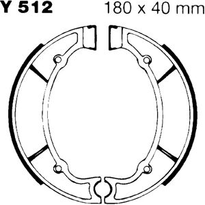 Y512 Pastillas de Freno EBC Brakes - Rendimiento para Yamaha Y512 Pastillas de Freno EBC Brakes - Rendimiento para Yamaha