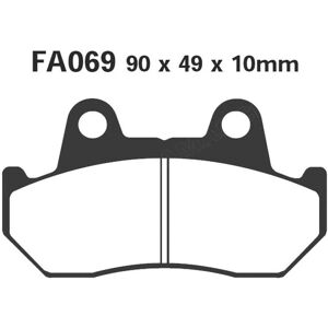 EBC V - Semi Sintered Touring Brake Pads - Brzdové destičky EBC V - Semi Sintered Touring Brake Pads - Brzdové destičky