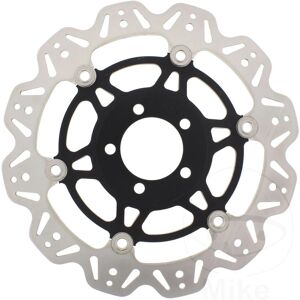 Ebc ZXR Brake Disc - Vee, Black Hub, Kawasaki ZXR 400, 1990 Ebc ZXR Brake Disc - Vee, Black Hub, Kawasaki ZXR 400, 1990