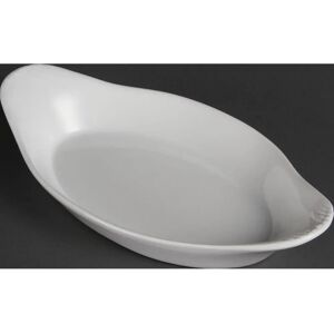 Olympia Whiteware Oval Eared Dishes - 6 Pack - Kitchenware Olympia Whiteware Oval Eared Dishes - 6 Pack - Kitchenware