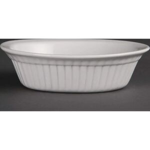 Olympia Whiteware oval baking dish - Ovenware, 17cm Olympia Whiteware oval baking dish - Ovenware, 17cm