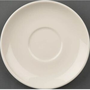 Olympia Ivory Stackable Saucers - Hotel Porcelain Set Olympia Ivory Stackable Saucers - Hotel Porcelain Set