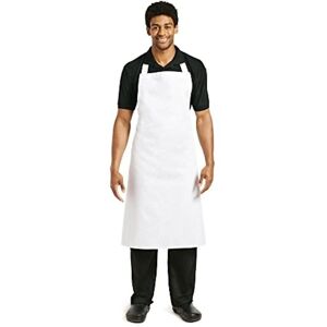 Whites Chefs Clothing XL White Polycotton Apron - Chef's Apron Whites Chefs Clothing XL White Polycotton Apron - Chef's Apron