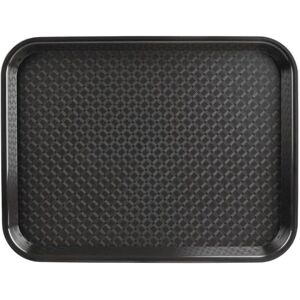 Kristallon Polypropylene Fast Food Tray - Black - 415mm - P501 Kristallon Polypropylene Fast Food Tray - Black - 415mm - P501