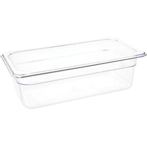Vogue GN1/3 Transparent Polycarbonate Gastronorm Container - Gastronorm container Vogue GN1/3 Transparent Polycarbonate Gastronorm Container - Gastronorm container
