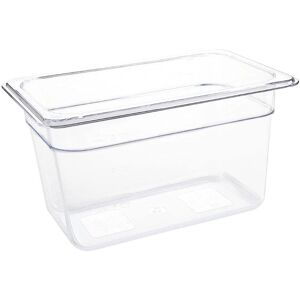 Vogue GN1/4 Polycarbonate Container - 3.7L - Light, Temperature Resistant Vogue GN1/4 Polycarbonate Container - 3.7L - Light, Temperature Resistant