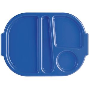 Bandeja de comida Kristallon - Azul - 37,5x27,8cm Bandeja de comida Kristallon - Azul - 37,5x27,8cm