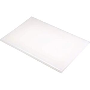 Hygiplas White Heavy-Density Polyethylene Cutting Board - 450x300 mm Hygiplas White Heavy-Density Polyethylene Cutting Board - 450x300 mm