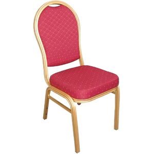 Chaises de Banquet en Aluminium Rouge - Lot de 4 - Bolero - Publicité Chaises de Banquet en Aluminium Rouge - Lot de 4 - Bolero - Publicité