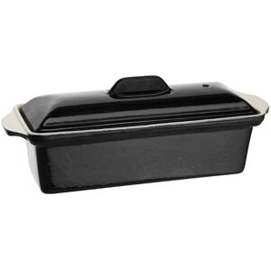 VOGUE U559 Cast Iron Pâté Terrine - Black - 1.3L - Oven Safe VOGUE U559 Cast Iron Pâté Terrine - Black - 1.3L - Oven Safe