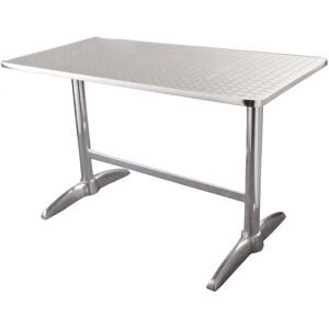 Table Rectangulaire en Inox Bolero - Résistante aux Intempéries, 120cm - Publicité Table Rectangulaire en Inox Bolero - Résistante aux Intempéries, 120cm - Publicité